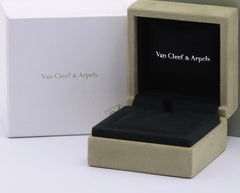 Rare Van Cleef & Arpels Turquoise Vintage Alhambra White Gold Earrings