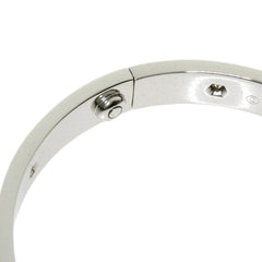 Cartier 10 Diamond 18KT White Gold Love Bracelet Size 16