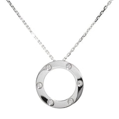 Cartier 6 Diamond 18KT Gold Necklace
