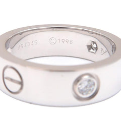 Authentic Cartier 3P Diamond Love Ring #51