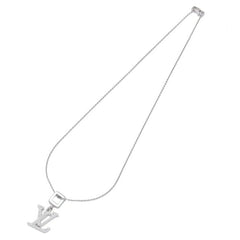 Louis Vuitton Diamond Paved Idylle Blossom LV Logo Necklace