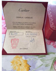 Cartier Love Bracelet 18KT Yellow Gold Size 17