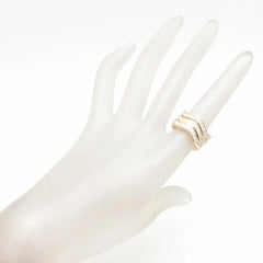 Cartier Diamond 18KT Yellow Gold Neptune Ring Size 6