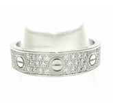 Cartier Diamond-Paved 18KT White Gold Wedding Love Ring