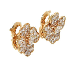 Van Cleef & Arpels Cosmos Diamond Earrings Clips