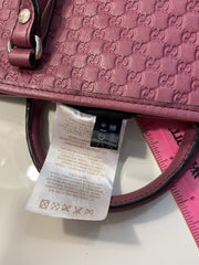 Gucci Pink Guccissima Leather Small Tote Bag