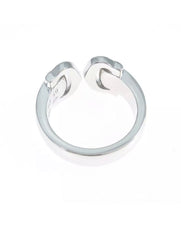Cartier C de Cartier Logo 2C Diamond Paved Ring #49