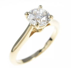 Cartier VVS1 0.81ct Diamond 1895 Solitaire Engagement/ Wedding Ring Sz 5.5