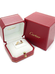 Cartier 1P Diamond Rose Gold Wedding/ Mini Love Ring #50/ 5