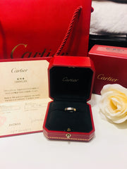 Cartier Mini Love Ring 18KT White Gold #50/ US5