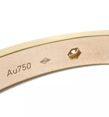 Cartier 18KT Rose Gold 4 Diamond Love Bracelet #16
