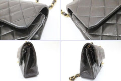 CHANEL Double Flap 23 Gold Hardware Lambskin Shoulder Bag