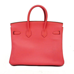 Hermès Birkin 25 Rose Azalea Swift PHW Handbag