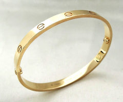 Cartier 18KT Yellow Gold Love Bracelet Size #19 wCertificate