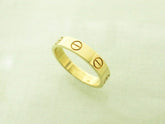 Cartier Mini/ Wedding 18KT Yellow Gold Love Ring #51
