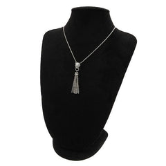 Cartier Diamond-Paved Panthere de Emerald Onyx Sautoir Tassel Nevklace