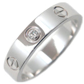 Cartier 1P Diamond 18KT Gold Mini Love Ring