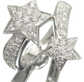 Authentic CHANEL Comete Diamond 18KT Gold Ring