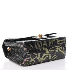 CHANEL Graffiti 2.55 Reissue Crocodile Mini Flap Bag