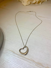 Tiffany 18KT Yellow Gold Elsa Perretti Open Heat Necklace