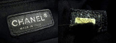 CHANEL GST Grand Shopper Tote Black Caviar Leather GHW Bag