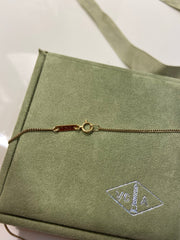 Van Cleef & Arpels VCA Diamond Paved Heart Puffy Necklace