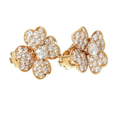 Van Cleef & Arpels Cosmos Diamond Earrings Clips