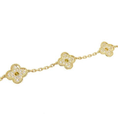 Van Cleef & Arpels Diamond Vintage Alhambra Bracelet