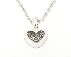 Cartier Full Diamond Paved Heart Necklace