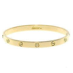 Cartier 18KT Yellow Gold Love Bracelet Size #19