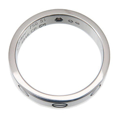 Cartier Mini Love Ring 1P Diamond 18KT White Gold Size 51