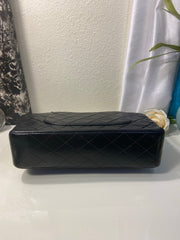 Sale! CHANEL Black Double Flap Lambskin Leather 25 Shoulder Bag