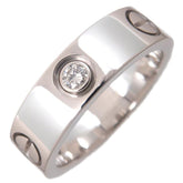 Authentic Cartier 3P Diamond Love Ring #51