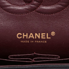 CHANEL Black Lambskin 25 GHW Double Flap Bag