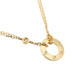 Cartier 2P Diamond Love Necklace 18KT Yellow Gold