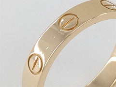 Cartier wedding / Mini Love Ring 18KT Yellow Gold #52/ 6