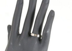 Authentic Cartier Mini Love Ring White Gold #54 US 6.75