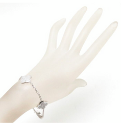 Van Cleef & Arpels Pure Alhambra Diamond Paved 18KT Gold Bracelet