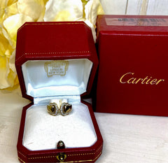 Cartier 2C de Cartier Diamond 18KT Yellow Gold Ring Size 5