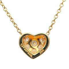 Auth Tiffany & Co. 6P Diamond Pave 18KT Gold Necklace