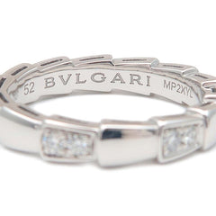 Auth Bvlgari Bulgari Serpenti Diamond & Gold Ring