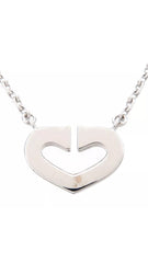 Cartier C Heart 18KT Gold & Diamond Necklace