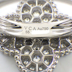 Van Cleef & Arpels Magic Diamond Alhambra White Gold Ring