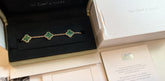 Van Cleef & Arpels Malachite Vintage Alhambra Bracelet