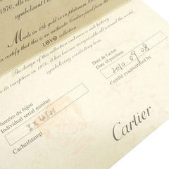 Cartier 18KT White Gold Love Bracelet Size 17 W/ Certificate