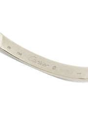 Cartier 18KT White Gold Love Bracelet, Size 20