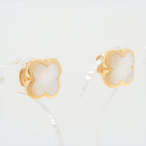 Van Cleef & Arpels Mother of Pearl Pure Alhambra Earrings