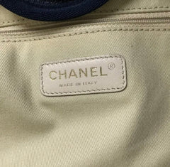 CHANEL Denim & Leather Deauville GM Tote Handbag