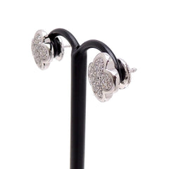 Van Cleef & Arpels Pure Diamond Alhambra Pierces Earrings