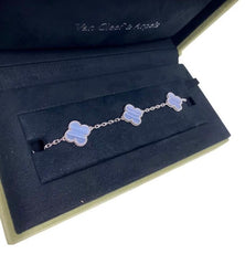 Van Cleef & Arpels Chalcedony Vintage Alhambra Bracelet